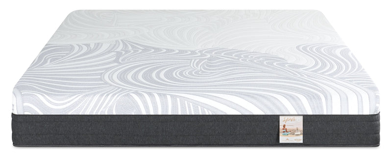 Matelas ferme à plateau-coussin dans une boîte Spa 8 de Springwall pour très grand lit californien