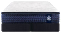 Ensemble matelas moyen à Euro-plateau Stonebridge Vanguard de Serta pour très grand lit