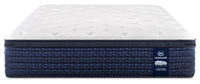 Matelas moyen à Euro-plateau Stonebridge Vanguard de Serta pour grand lit