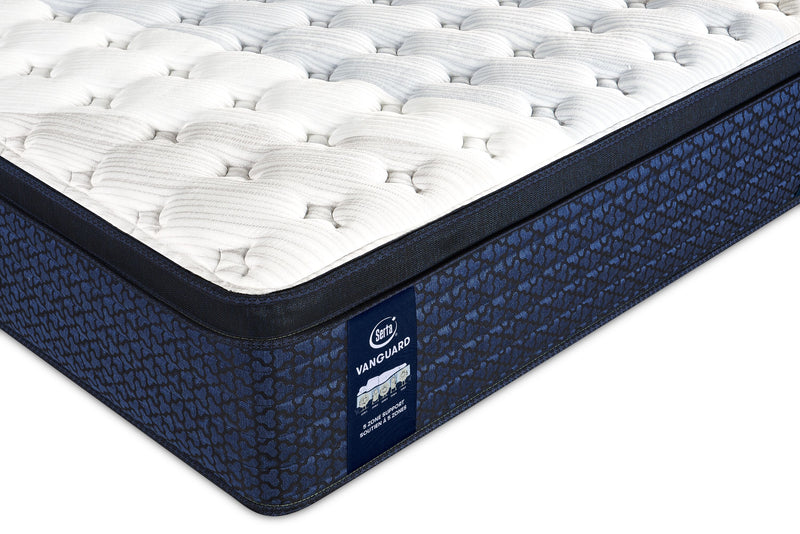 Matelas ferme à Euro-plateau Stonehaven Vanguard de Serta pour très grand lit 