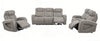 Shaquille O’Neal Home Titan 81" Genuine Leather Power Reclining Loveseat with Shaq-o-pedic Comfort – Slate  | Causeuse à inclinaison électrique Titan de Shaquille O’Neal Home de 81 po en cuir véritable avec confort Shaq-o-pedic - ardoise  | TITASLPL