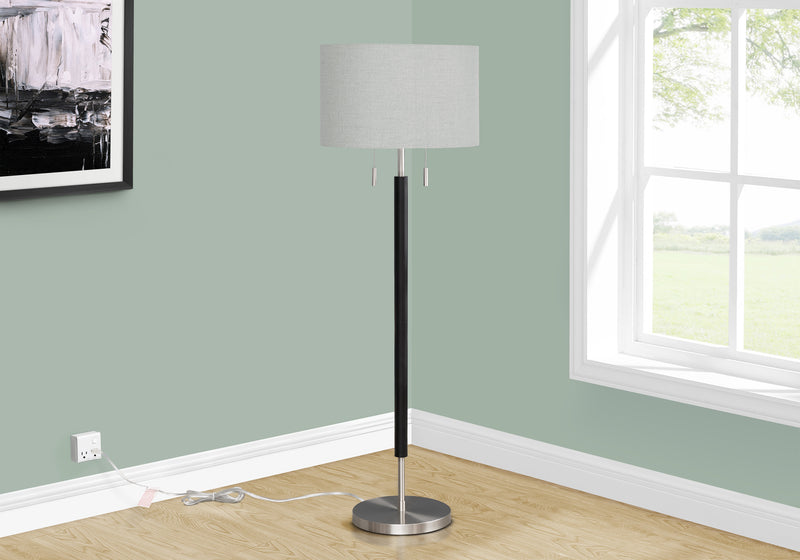 Lampe à pied de 60 po en métal laiton