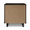 Manhattan Comfort Granville Modern Nightstand with 1 Full Extension Drawers - Black|Table de nuit moderne Granville de Manhattan Comfort avec 1 tiroir à extension complète - noir