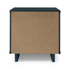 Manhattan Comfort Granville Modern Nightstand with Full Extension Drawer - Midnight Blue|Table de nuit moderne Granville de Manhattan Comfort avec 1 tiroirs à extension complète - bleu minuit