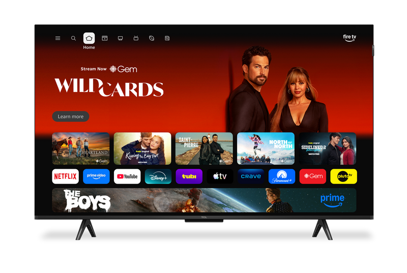 Téléviseur intelligent QLED TCL de série Q6L UHD 4K de 55 po avec HDR et Fire TV (55Q6L) - modèle 2026