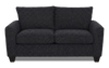 Sofa personnalisable Arc de Sofa Lab de 86 po de format condo fabriqué au Canada en tissu - Teddy Raven