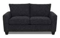 Sofa personnalisable Arc de Sofa Lab de 86 po de format condo fabriqué au Canada en tissu - Teddy Raven