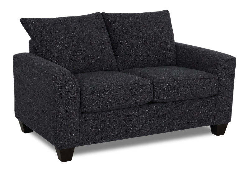 Causeuse personnalisable Roll de Sofa Lab de 63 po fabriqué au Canada en tissu - Teddy Raven