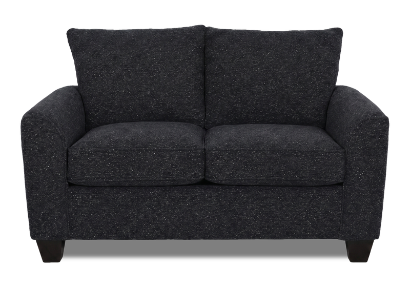 Causeuse personnalisable Roll de Sofa Lab de 63 po fabriqué au Canada en tissu - Teddy Raven