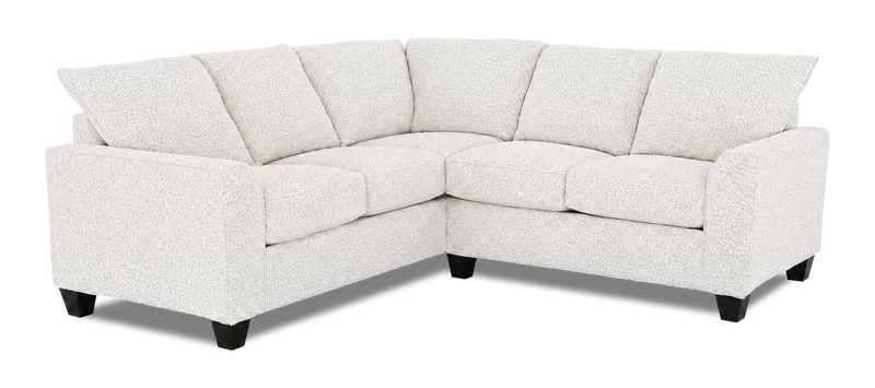 Sofa sectionnel 2 pièces personnalisable Arc de Sofa Lab fabriqué au Canada en tissu - Teddy Riverrock
