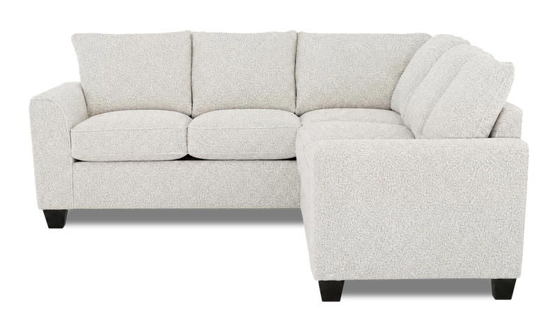 Sofa sectionnel 2 pièces personnalisable Arc de Sofa Lab fabriqué au Canada en tissu - Teddy Riverrock