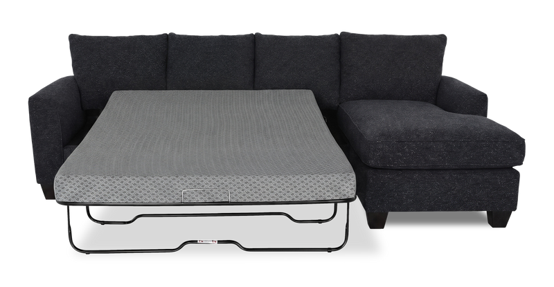 Sofa-lit sectionnel de droite personnalisable Arc de Sofa Lab fabriqué au Canada en tissu - Teddy Raven