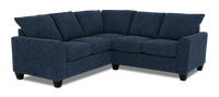 Sofa sectionnel 2 pièces personnalisable Arc de Sofa Lab fabriqué au Canada en tissu - Chenille Pacific
