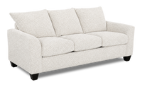 Sofa-lits personnalisable Arc de Sofa Lab de 86 po fabriqué au Canada en tissu - Teddy Riverrock