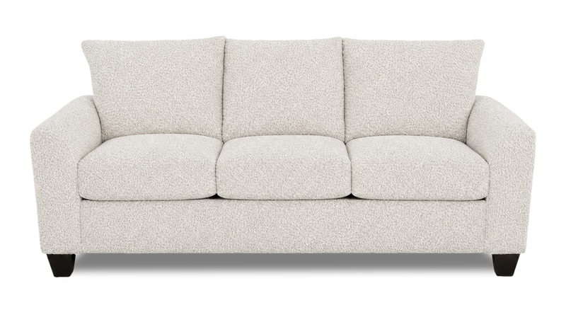 Sofa-lits personnalisable Arc de Sofa Lab de 86 po fabriqué au Canada en tissu - Teddy Riverrock