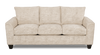 Made in Canada Customizable Sofa Lab Arc 86" Fabric Sofa Bed - Plush Parchment | Sofa-lits personnalisable Arc de Sofa Lab de 86 po fabriqué au Canada en tissu - Plush Parchment