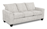 Sofa-lits personnalisable Arc de Sofa Lab de 86 po fabriqué au Canada en tissu - Plush Oyster