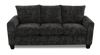 Made in Canada Customizable Sofa Lab Arc 86" Fabric Sofa Bed - Plush Charcoal | Sofa-lits personnalisable Arc de Sofa Lab de 86 po fabriqué au Canada en tissu - Plush Charcoal