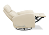 Asher 31.5" Genuine Leather Swivel Glider Reclining Chair – Beige | Fauteuil pivotant, coulissant et inclinable Asher de 31.5 po en cuir véritable - beige