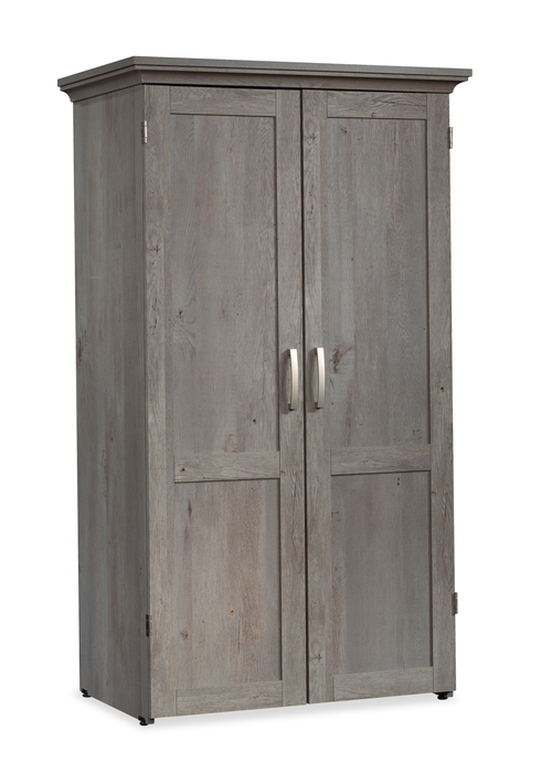 Armoire décorative de rangement Boon de 35,12 po avec surface de travail pliable - chêne mystique
