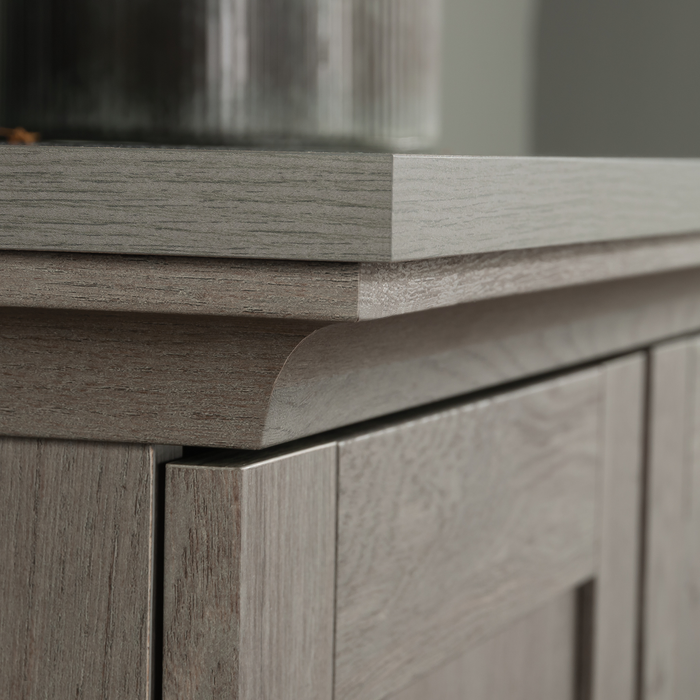 Armoire décorative de rangement Boon de 35,12 po avec surface de travail pliable - chêne mystique