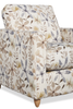 Made in Canada Sofa Lab Customizable Club 36" Fabric Accent Chair with Wood Legs – Dust Accent Fabric | Fauteuil d’appoint personnalisable Club de Sofa Lab de 36 po fabriqué au Canada en tissu avec pattes en bois - tissu décoratif Dust