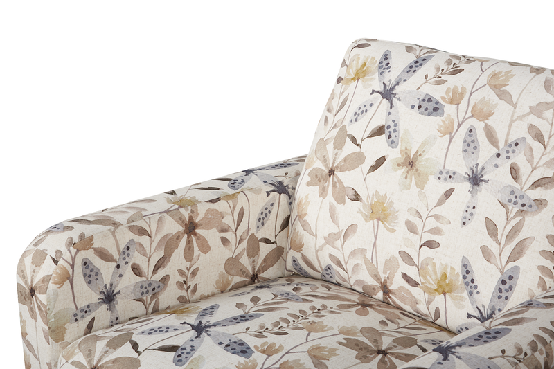 Fauteuil d’appoint personnalisable Club de Sofa Lab de 36 po fabriqué au Canada en tissu avec pattes en bois - tissu décoratif Dust