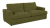 Made in Canada Customizable Sofa Lab Curve 88" Fabric Sofa – Chenille Moss | Sofa personnalisable Curve de Sofa Lab de 88 po fabriqué au Canada en tissu - Chenille Moss