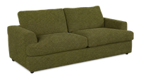 Sofa personnalisable Curve de Sofa Lab de 88 po fabriqué au Canada en tissu - Chenille Moss
