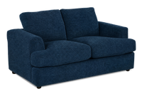 Causeuse personnalisable Curve de Sofa Lab de 65 po fabriqué au Canada en tissu - Chenille Pacific