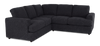 Sofa sectionnel 2 pièces personnalisable Curve de Sofa Lab fabriqué au Canada en tissu - Teddy Raven
