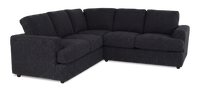  Sofa sectionnel 2 pièces personnalisable Curve de Sofa Lab fabriqué au Canada en tissu - Teddy Raven