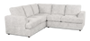 Sofa sectionnel 2 pièces personnalisable Curve de Sofa Lab fabriqué au Canada en tissu - Plush Oyster