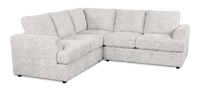  Sofa sectionnel 2 pièces personnalisable Curve de Sofa Lab fabriqué au Canada en tissu - Plush Oyster