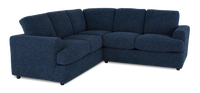 Sofa sectionnel 2 pièces personnalisable Curve de Sofa Lab fabriqué au Canada en tissu - Chenille Pacific