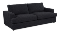 Sofa-lits personnalisable Curve de Sofa Lab de 88 po fabriqué au Canada en tissu - Teddy Raven