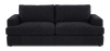 Made in Canada Customizable Sofa Lab Curve 88" Fabric Sofa Bed - Teddy Raven | Sofa-lits personnalisable Curve de Sofa Lab de 88 po fabriqué au Canada en tissu - Teddy Raven