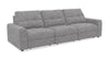 Sofa modulaire Elevate de Scott Living de 115 po en tissu en chenille avec coulissement électrique - gris