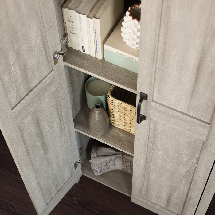 Armoire décorative moderne Gordon de 27,17 po à 2 portes avec tiroirs - érable printanier
