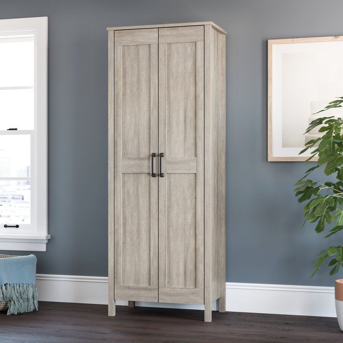 Armoire décorative moderne Gordon de 27,17 po à 2 portes avec tiroirs - érable printanier