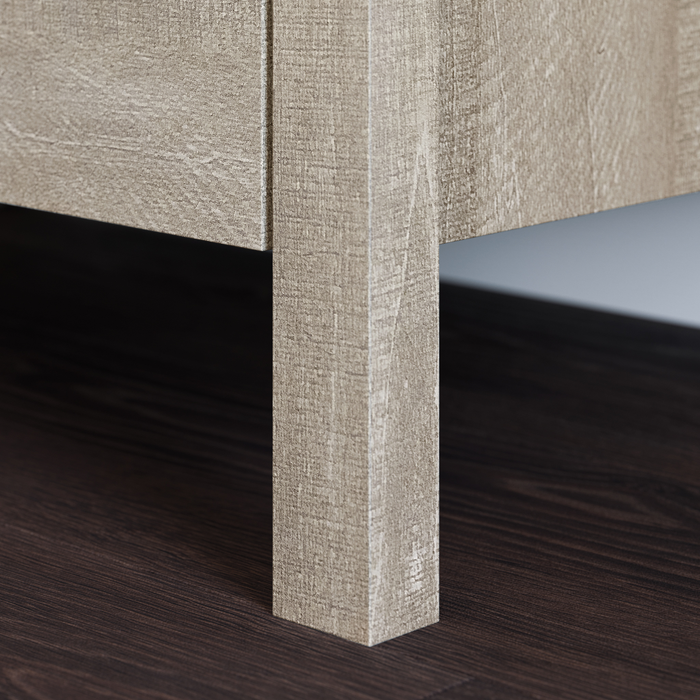 Armoire décorative moderne Gordon de 27,17 po à 2 portes avec tiroirs - érable printanier