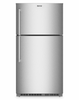Maytag 33" 21 Cu. Ft. Wide Top Mount Refrigerator with Garage Mode - Stainless Steel - MRTX5121TZ | Réfrigérateur Maytag large de 21 pi3 et de 33 po à congélateur supérieur avec mode garage - acier inoxydable - MRTX5121TZ