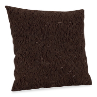 Coussin décoratif Sofa Lab en tissu - Teddy Walnut