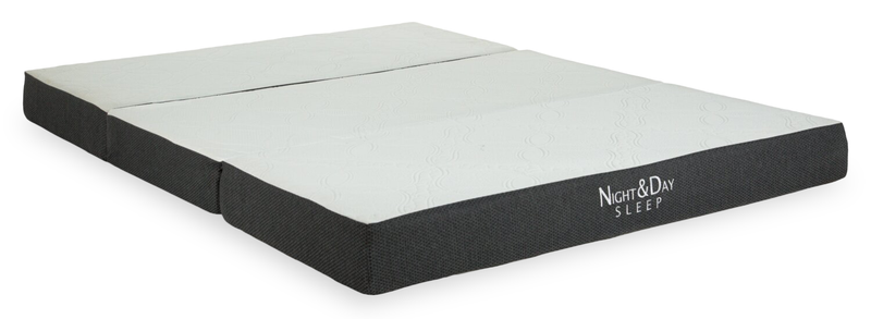 Armoire-lit Parker avec matelas en mousse à mémoire de forme à ressorts ensachés, bleue - format grand lit