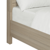 Rocco Storage Bed with 2 Built-In Footboard Drawers & LED Lit Headboard, Light Brown - Queen Size | Lit de rangement Rocco avec 2 tiroirs de pied de lit intégrés et tête de lit illuminée à DEL, brun clair - format grand lit