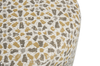 Made in Canada Customizable Sofa Lab Round 38" Fabric Ottoman – Lemonade Accent Fabric | Pouf courbé personnalisable de Sofa Lab de 38 po fabriqué au Canada en tissu - tissu décoratif Lemonade