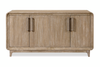 Sasha Dining Server with Storage, 66"W - Natural Oak Brown | Desserte de salle à manger Sasha de 66 po (L) avec rangement - brun chêne naturel