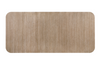 Sasha Extension Dining Table with Trestle Base, 82-94"W - Natural Oak Brown | Table de salle à manger Sasha avec rallonge de 82 po à 94 po (L) et base à tréteaux - brun chêne naturel