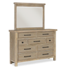 Sonoma Bedroom 9-Drawer Dresser, 62"W x 42"H - Light Brown | Commode Sonoma de 62 po (L) x 42 po (H) à 9 tiroirs pour la chambre à coucher - brun clair