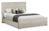 Soren Panel Bed with Headboard & Frame, Bleached Oak - Queen Size | Lit à panneaux Soren avec tête de lit et cadre de lit, chêne blanchi - format grand lit